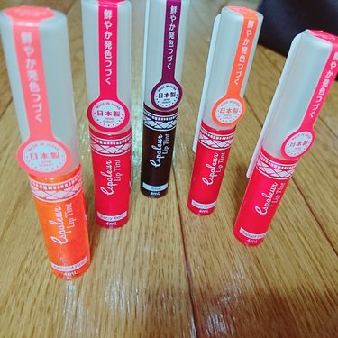 ダイソーのリップティントの色や使い方は？【100均メイク】