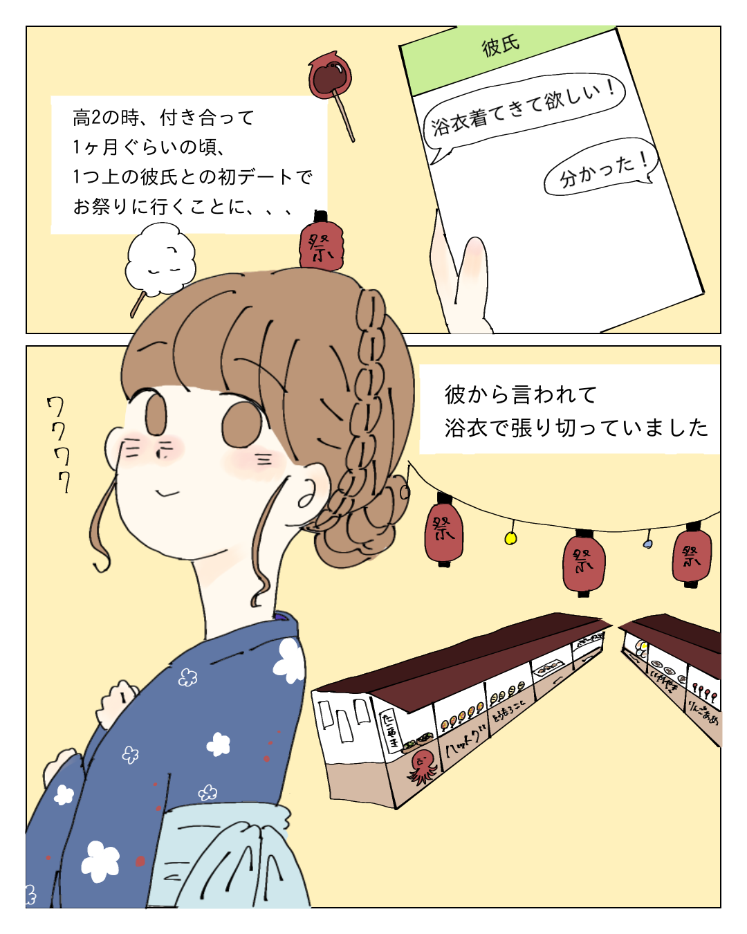 浴衣サプライズ【Lovely漫画】のイメージ