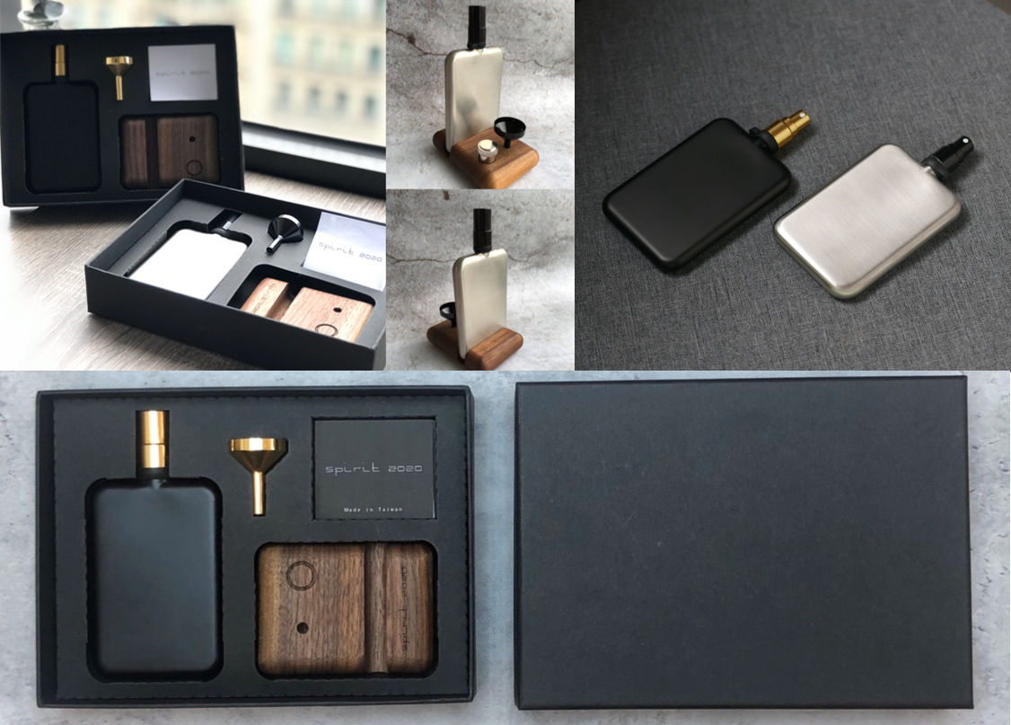 台湾発！消毒液をオシャレに持ち運べるデザインスプレーボトル日本初上陸！のイメージ