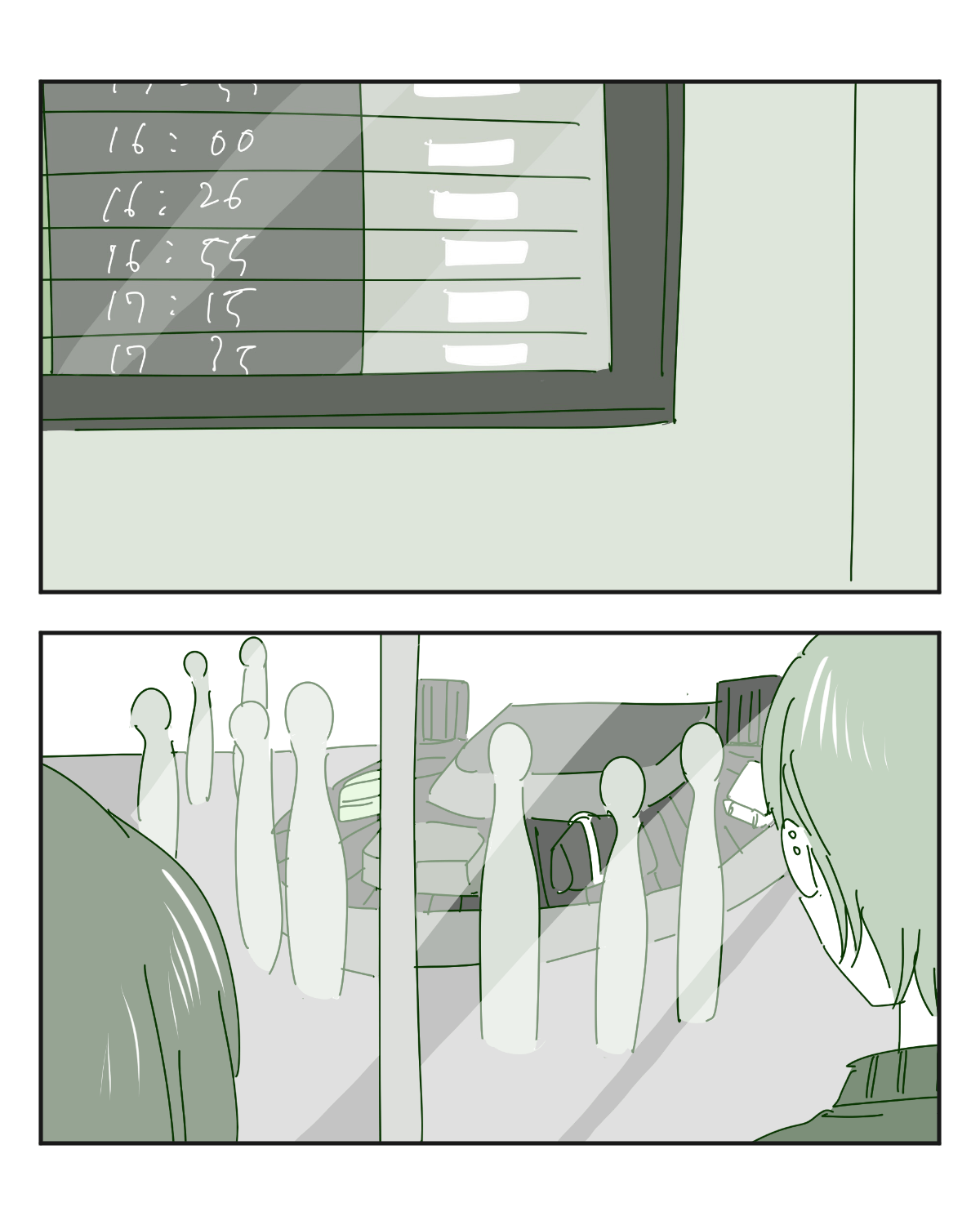 既視感のある女性9「まだ全然寒いのに3月になった途端春物を着る北海道の女性」【わたし氏漫画】のイメージ