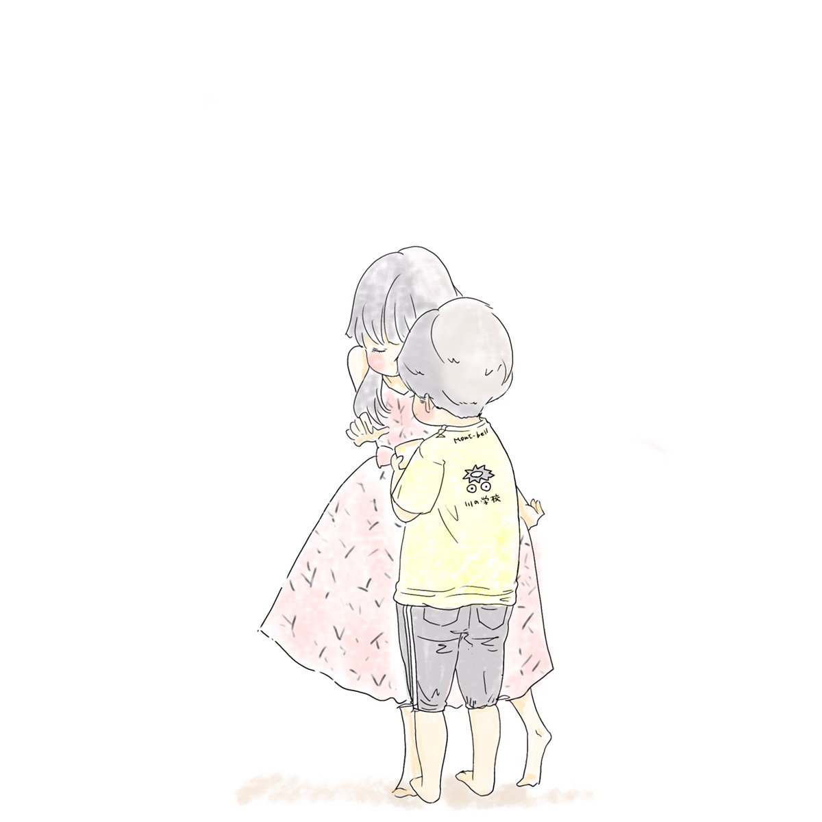 娘と息子の子育てに奮闘中の主婦漫画のイメージ